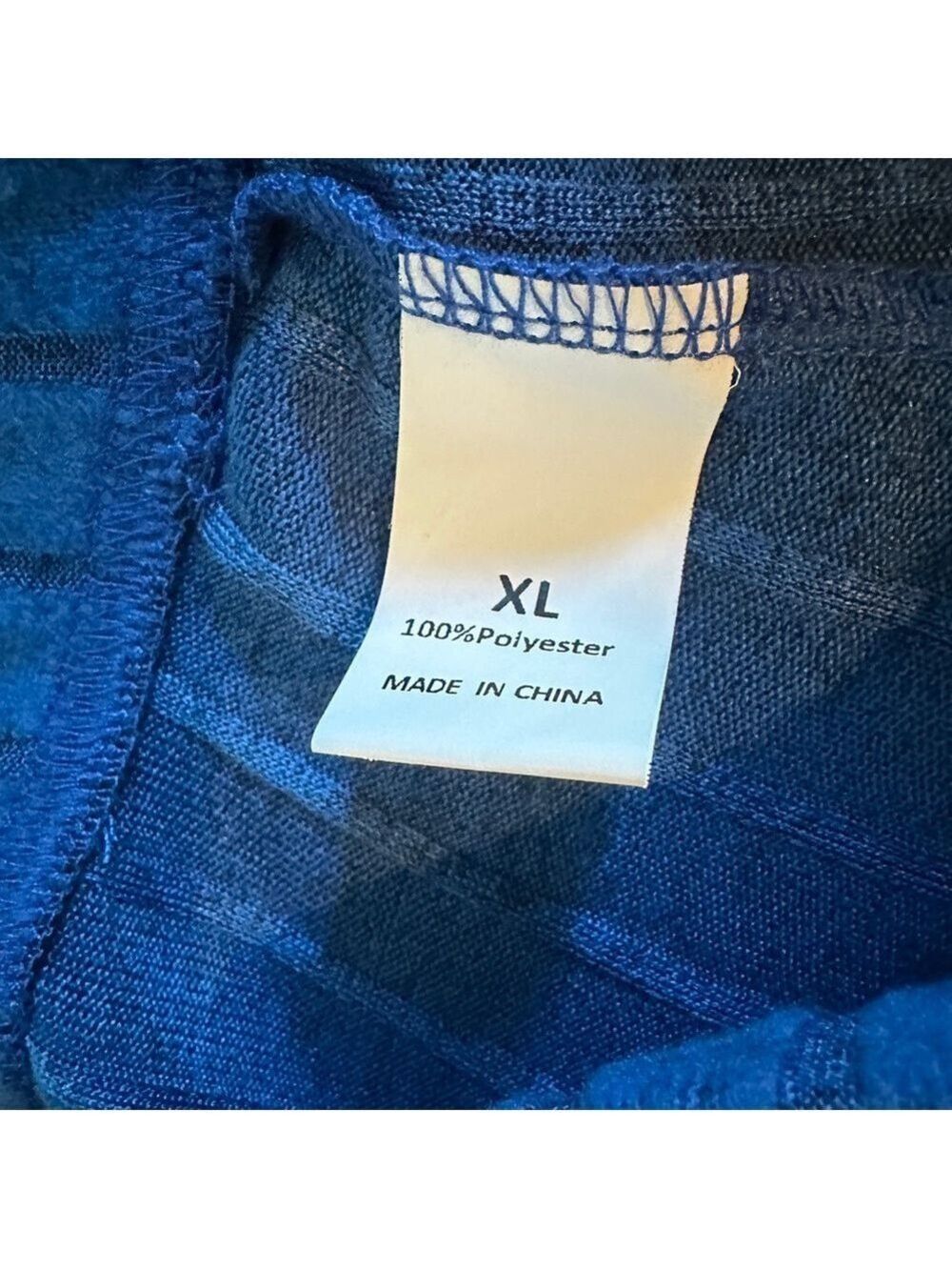 Blue Ribbed Knit Set XL - Picture 3 of 13